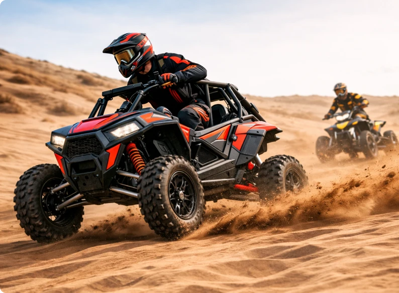 Desert buggy racing