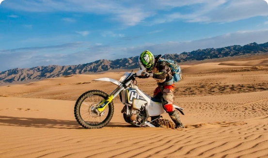 Dirt bike dunes