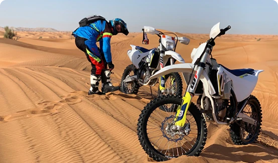 Desert dirt bikes