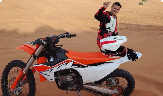 KTM desert bike