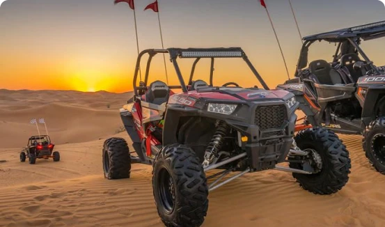 Sunset dune buggy