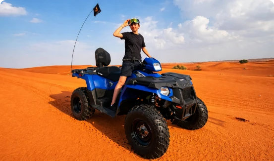 Desert quad bike