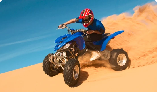 Desert quad bike