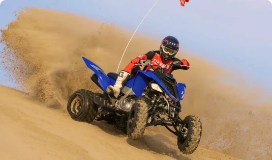 Desert quad biking