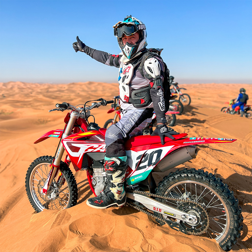 Motocross desert ride