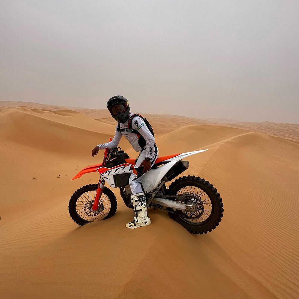 desert dirt bike